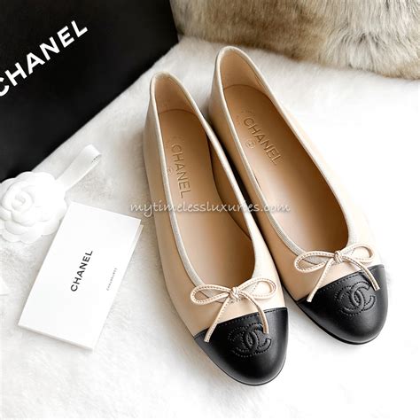 chanel ballet flats fake|vintage chanel ballet flats.